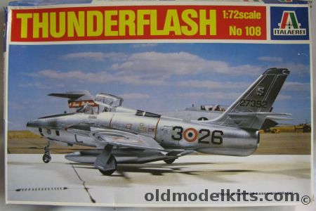 Italaerei 1/72 Republic RF-84 Thunderflash - Italian or Spanish Air Forces, 108 plastic model kit